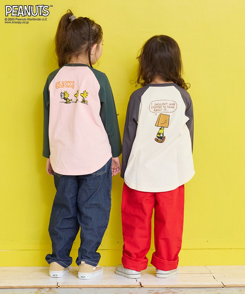 別注】スヌーピーラグランロンT ｜ トップス ｜ 子供服のセレクト