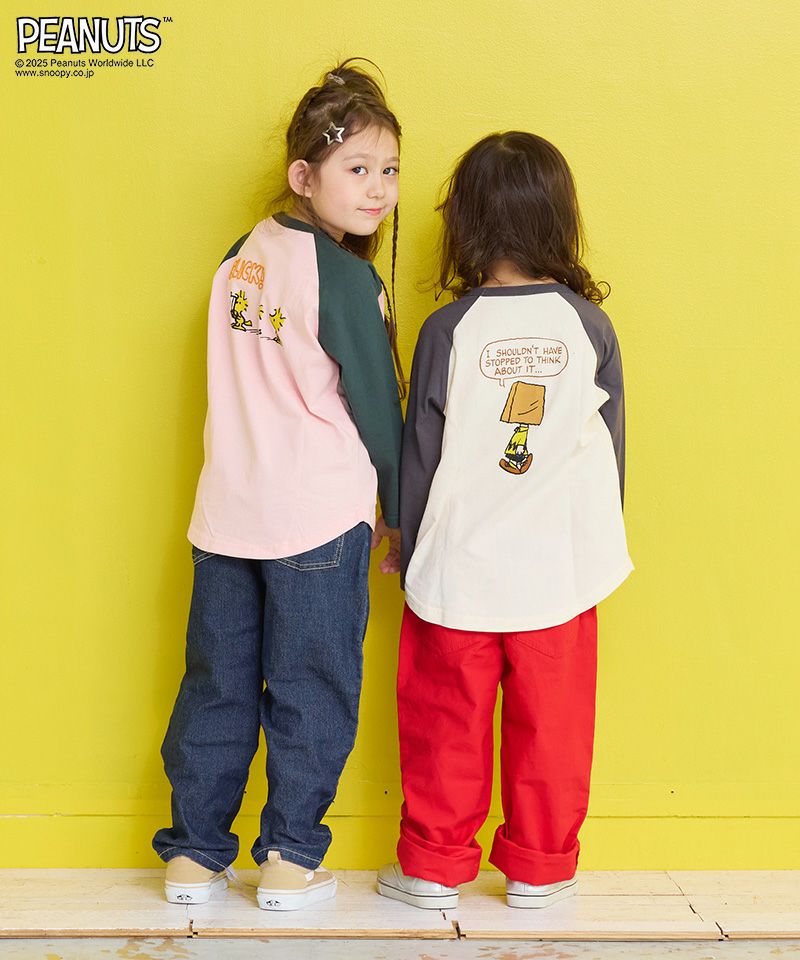 別注】スヌーピーラグランロンT ｜ トップス ｜ 子供服のセレクト