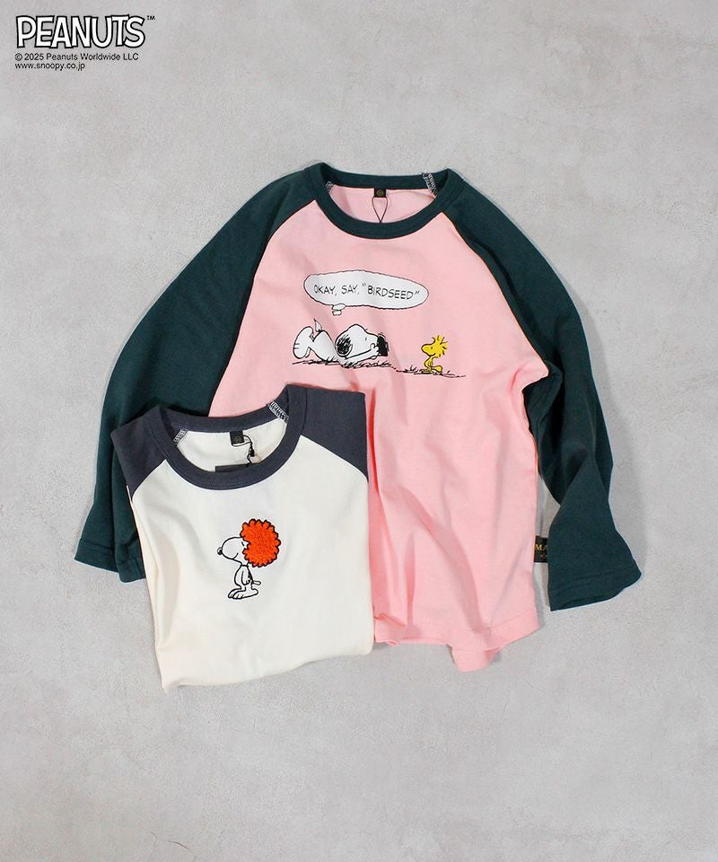 別注】スヌーピーラグランロンT ｜ トップス ｜ 子供服のセレクト
