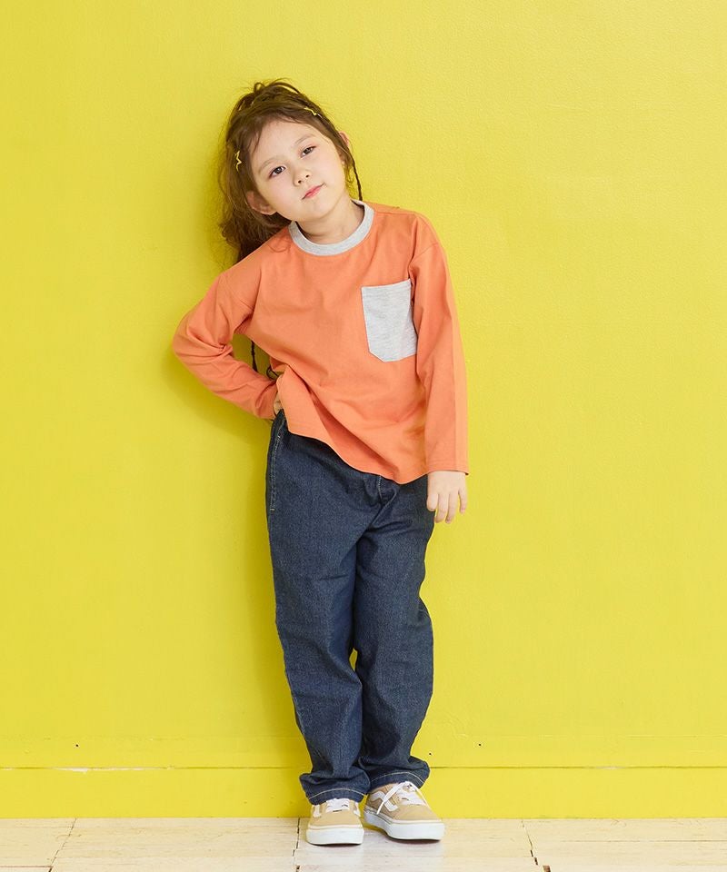 配色ポケットロンTee ｜ トップス ｜ 子供服のセレクトショップ