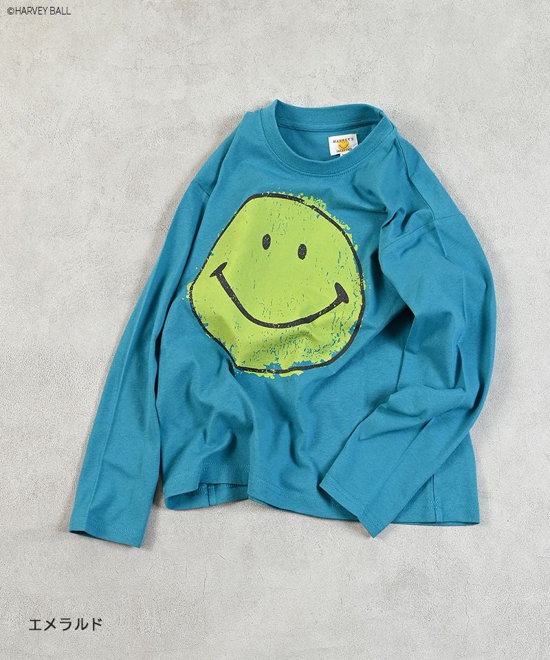 別注】SMILEY FACE プリントロンTee ｜ トップス ｜ 子供服のセレクト