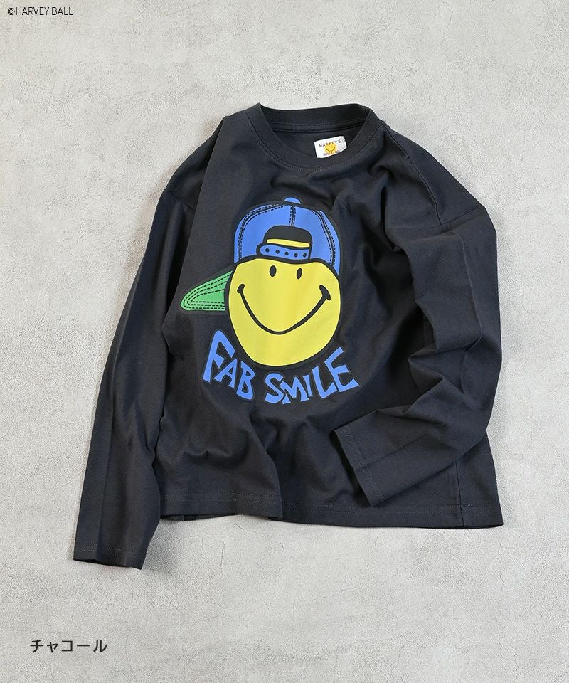 別注】SMILEY FACE プリントロンTee ｜ トップス ｜ 子供服のセレクト