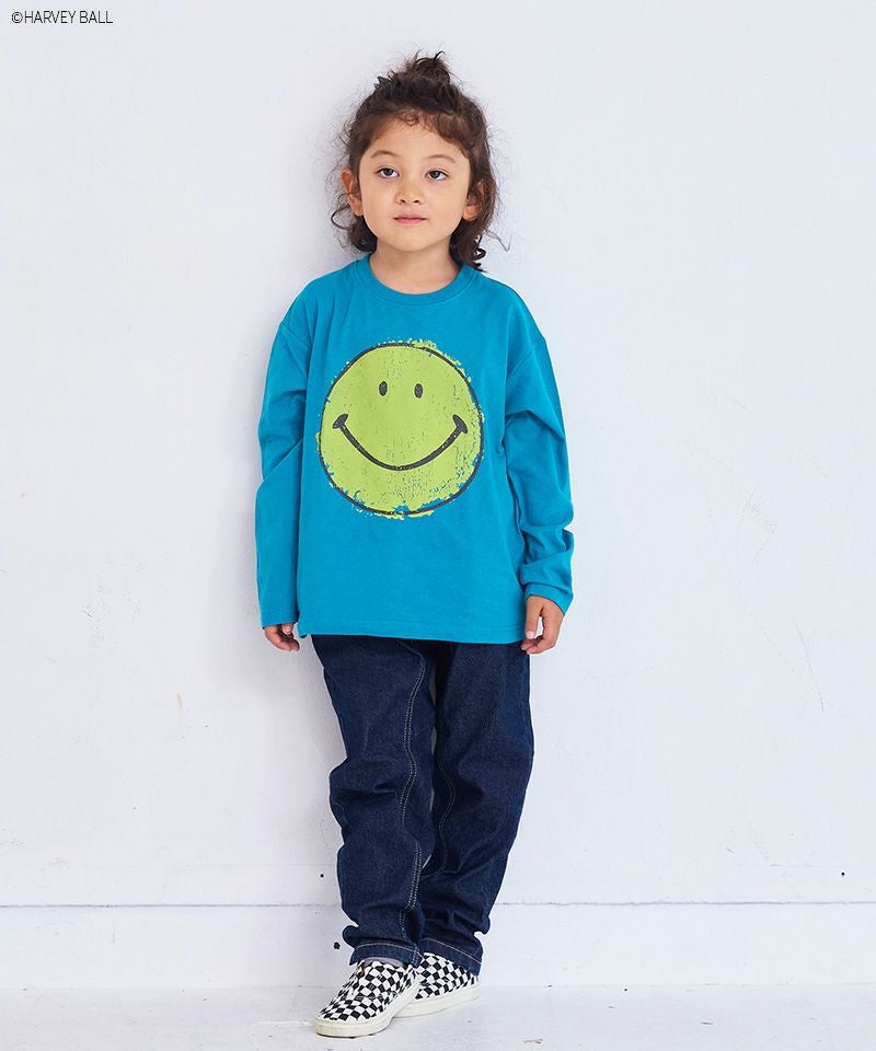 別注】SMILEY FACE プリントロンTee ｜ トップス ｜ 子供服のセレクト