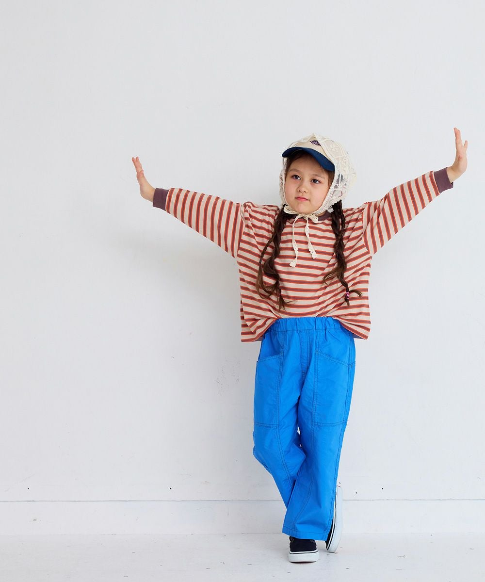 先染めマルチボーダーロンT ｜ トップス ｜ 子供服のセレクトショップ
