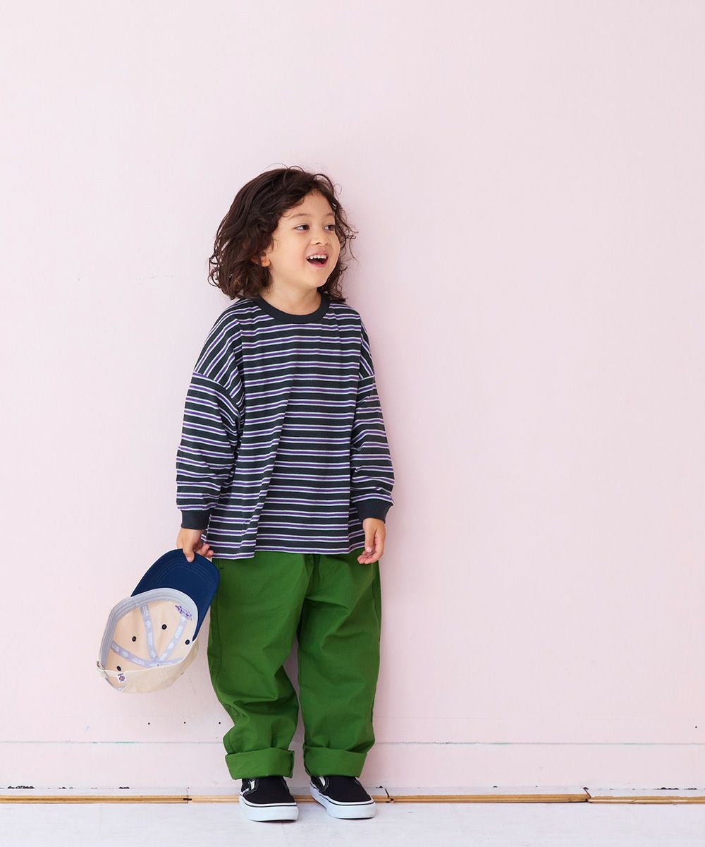 先染めマルチボーダーロンT ｜ トップス ｜ 子供服のセレクトショップ