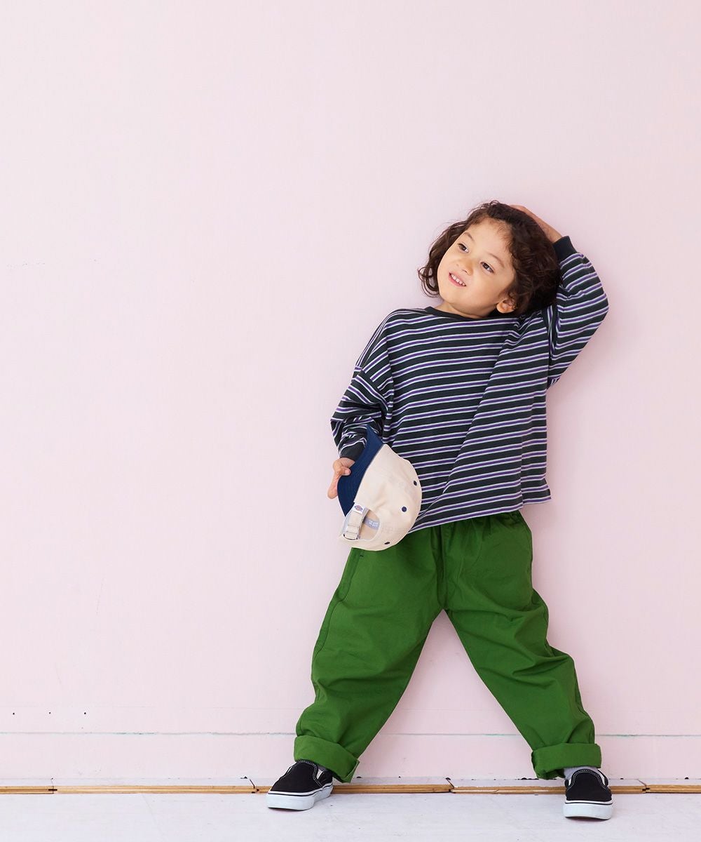 先染めマルチボーダーロンT ｜ トップス ｜ 子供服のセレクトショップ