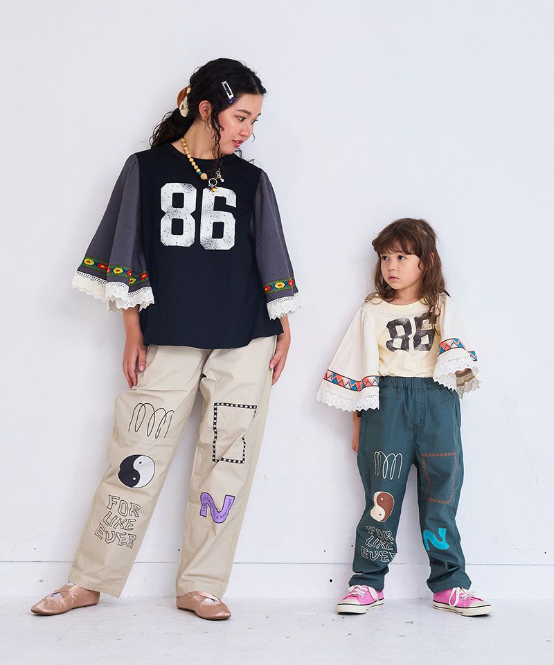 ツイルプリントパンツ／大人サイズ ｜ ボトムス ｜ 子供服のセレクト