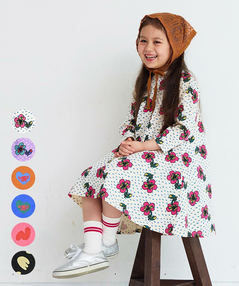 キャンディーペーパーナガソデワンピース ｜ ワンピース ｜ 子供服の
