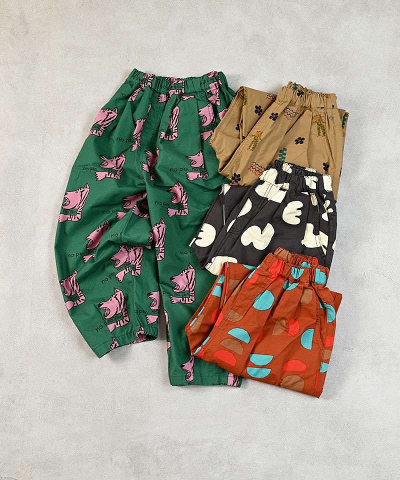 総柄ツイルバレルパンツ ｜ ボトムス ｜ 子供服のセレクトショップ