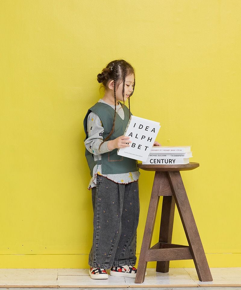 レオパードデニムコクーンタックパンツ ｜ ボトムス ｜ 子供服の