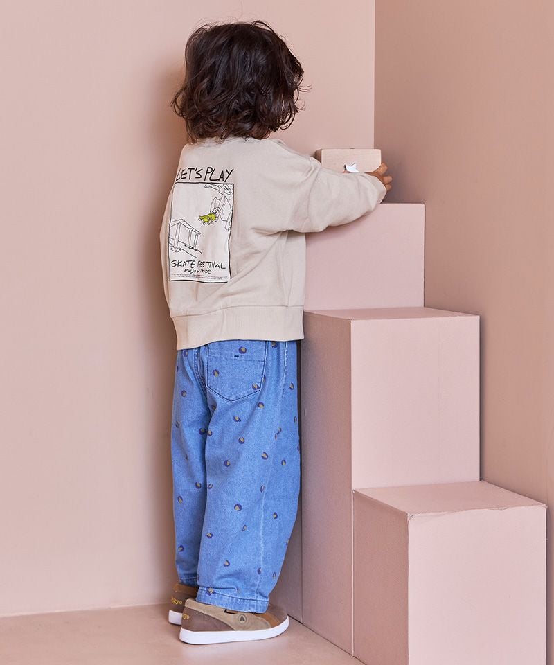 レオパードデニムコクーンタックパンツ ｜ ボトムス ｜ 子供服の