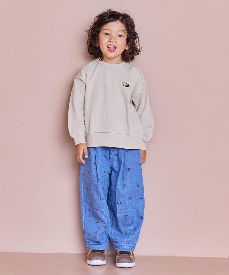 レオパードデニムコクーンタックパンツ ｜ ボトムス ｜ 子供服の