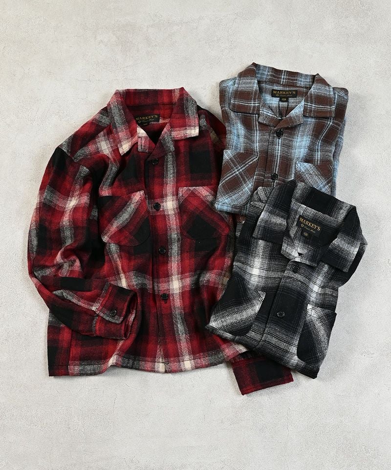 オープンカラーチェックシャツ ｜ トップス ｜ 子供服のセレクト