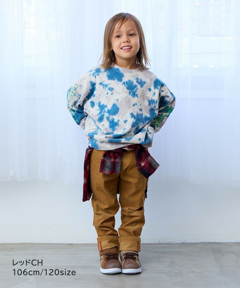 オープンカラーチェックシャツ ｜ トップス ｜ 子供服のセレクト