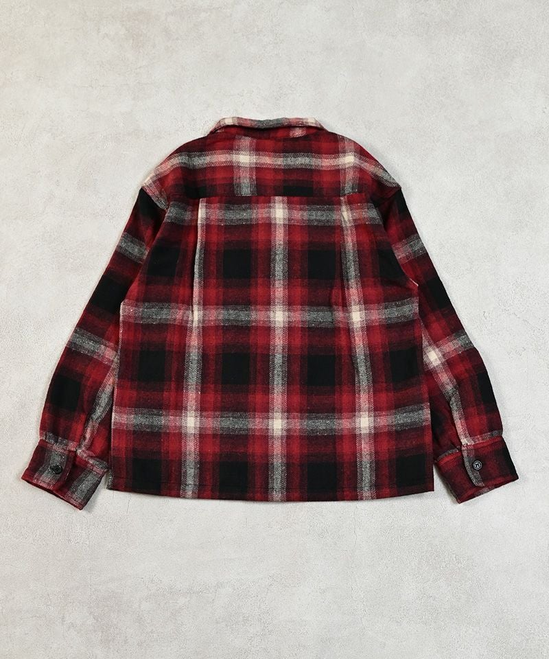 オープンカラーチェックシャツ ｜ トップス ｜ 子供服のセレクト