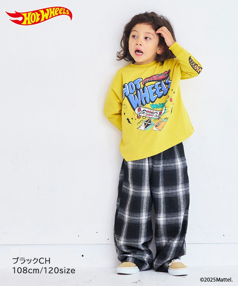 イージーワイドチェックパンツ ｜ ボトムス ｜ 子供服のセレクト