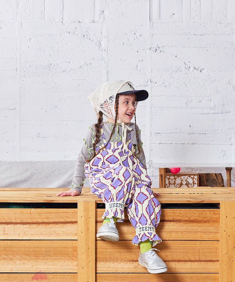 ÉNA ベージュ リブカーディガン F1 メローリブカーディガン ｜ アウター・ジャケット ｜ 子供服のセレクト