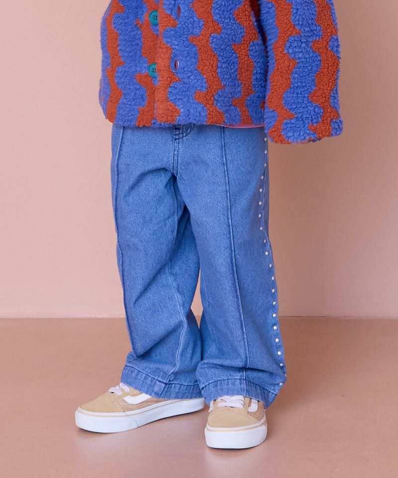 スタッズライクデニムパンツ ｜ ボトムス ｜ 子供服のセレクトショップ