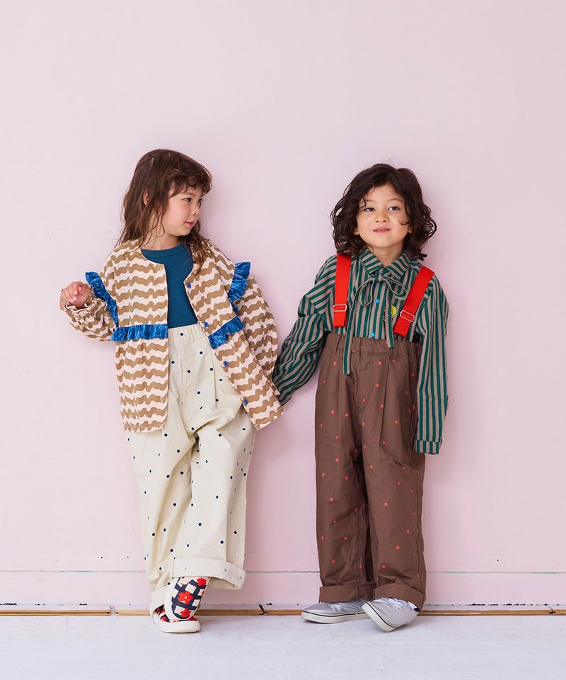 ツイル総柄エヴォルブサロペット ｜ ボトムス ｜ 子供服のセレクト