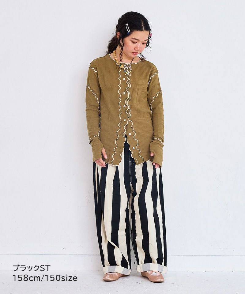 おりゅうページ ツイル総柄エヴォルブサロペット ｜ ボトムス ｜ 子供服のセレクト