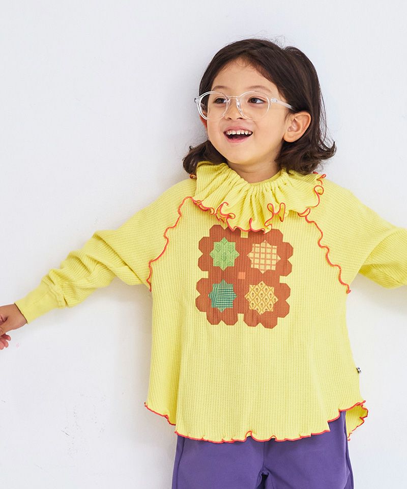 ワッフルメローカットソー ｜ トップス ｜ 子供服のセレクトショップ