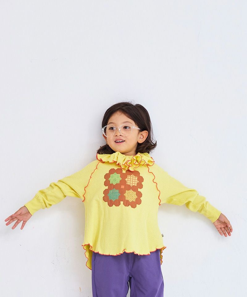 ワッフルメローカットソー ｜ トップス ｜ 子供服のセレクトショップ