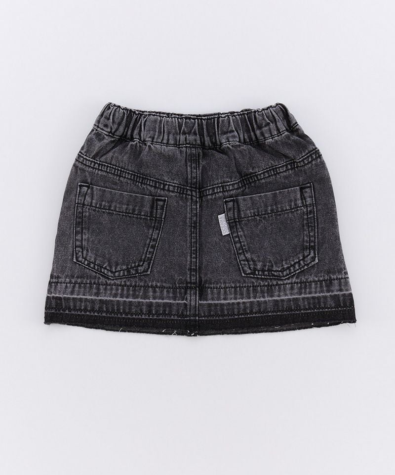 ハート刺繍デニムミニスカート ｜ ボトムス ｜ 子供服のセレクト
