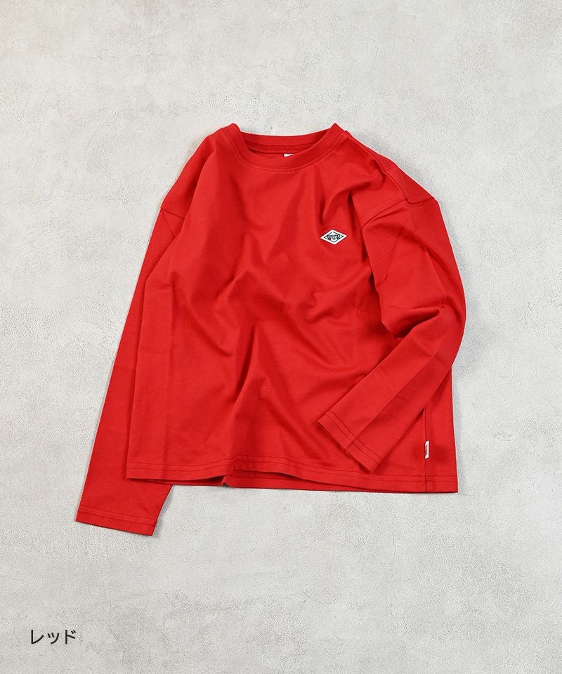 COTTON from U.S.A マイニチワッペン無地ロンTee／一部店舗限定