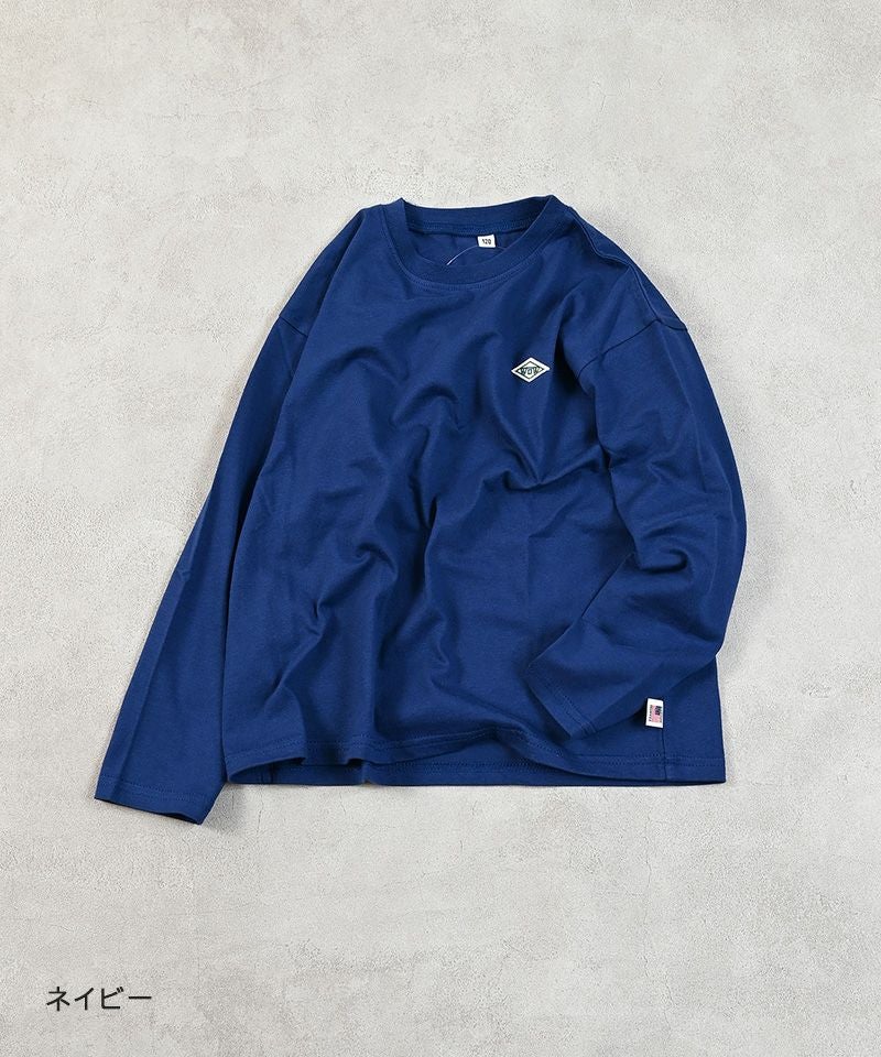 COTTON from U.S.A マイニチワッペン無地ロンTee／一部店舗限定