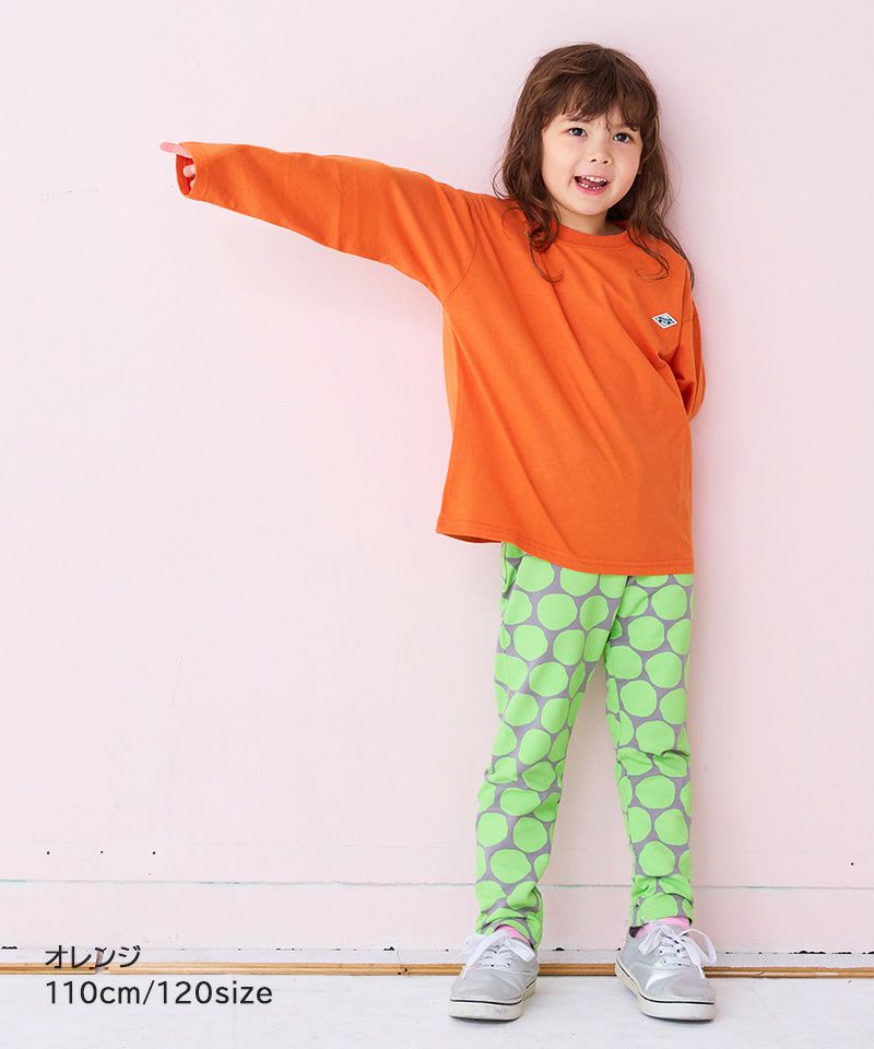 COTTON from U.S.A マイニチワッペン無地ロンTee／一部店舗限定