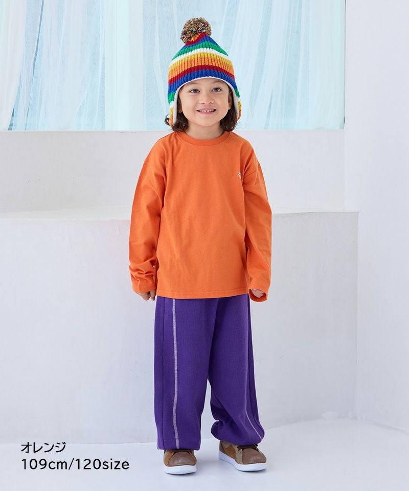 COTTON from U.S.A マイニチワッペン無地ロンTee／一部店舗限定