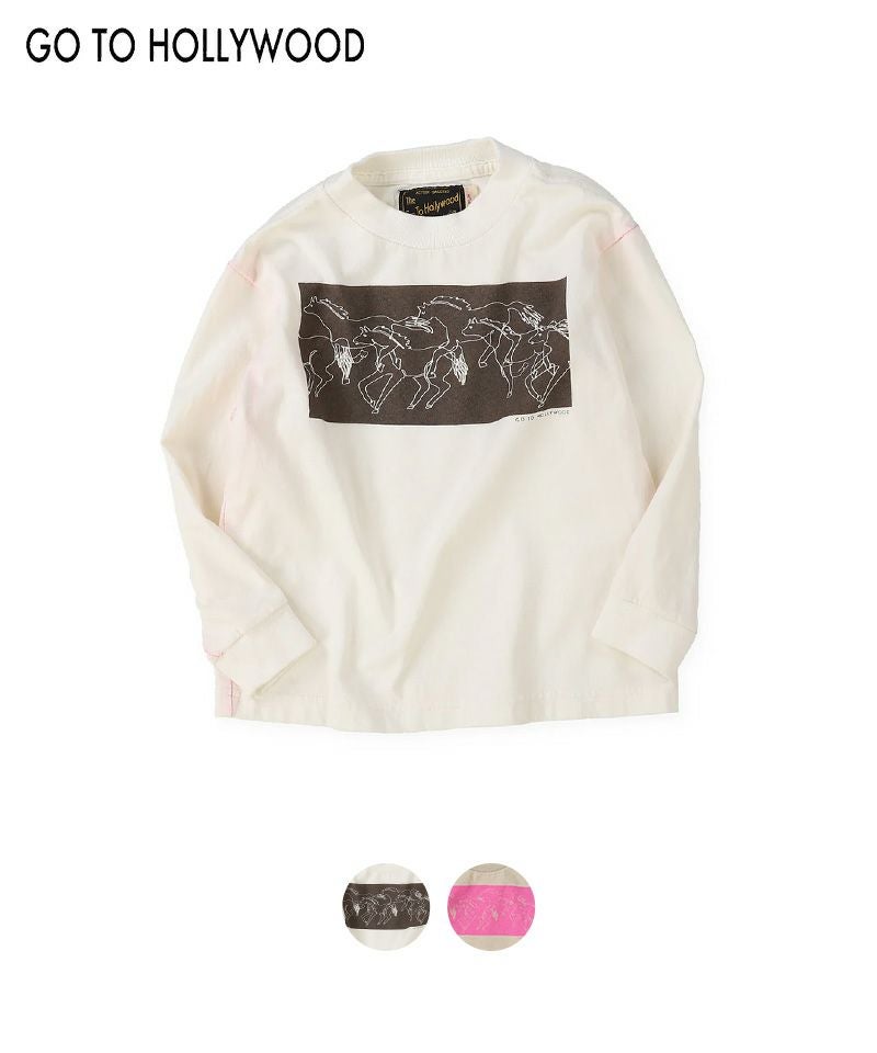 GO TO HOLLYWOOD】テンジク HORSIE TEE(135cm-145cm) ｜ トップス