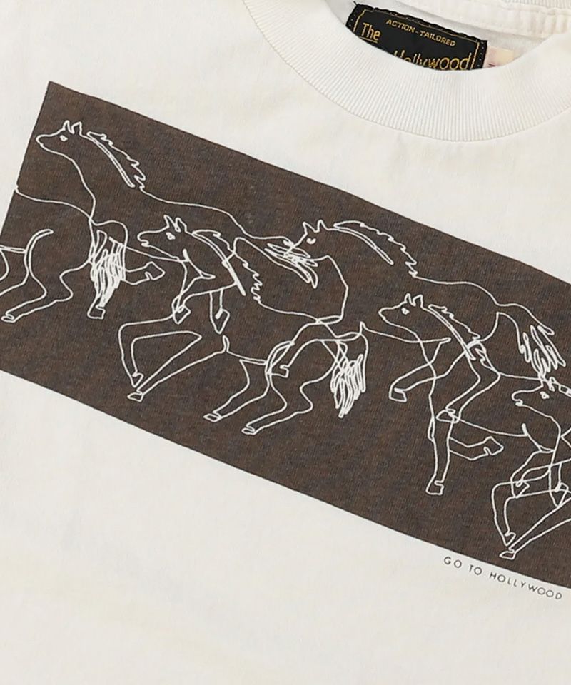 GO TO HOLLYWOOD】テンジク HORSIE TEE(135cm-145cm) ｜ トップス