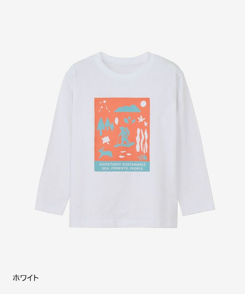 THE NORTH FACE】 L／S Shiretoko TokoTee(100cm-120cm) ｜ トップス
