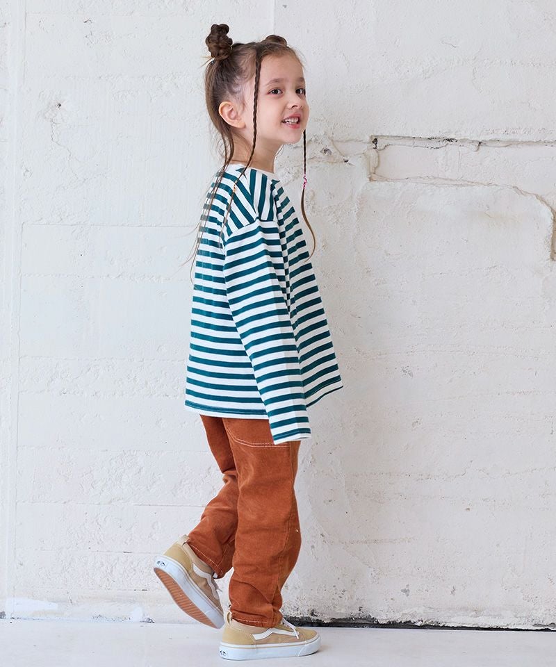 stripes for creative ボーダーロンT COTTON from U.S.A マイニチワッペンボーダーロンTee／一部店舗限定
