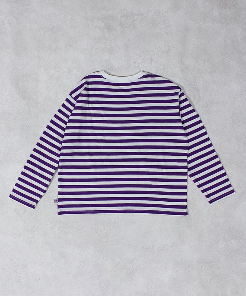 COTTON from U.S.A マイニチワッペンボーダーロンTee／一部店舗限定