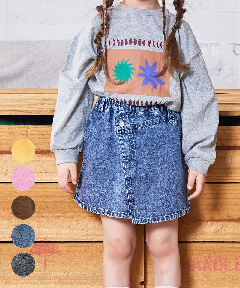 クロスディテールミニスカート ｜ ボトムス ｜ 子供服のセレクト