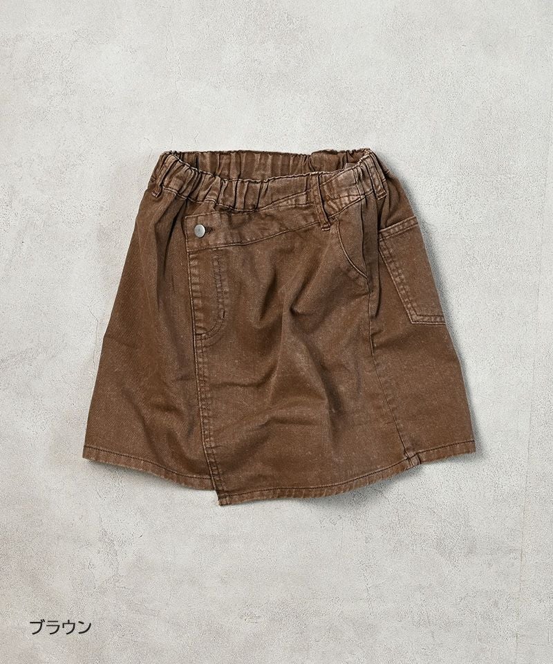 クロスディテールミニスカート ｜ ボトムス ｜ 子供服のセレクト