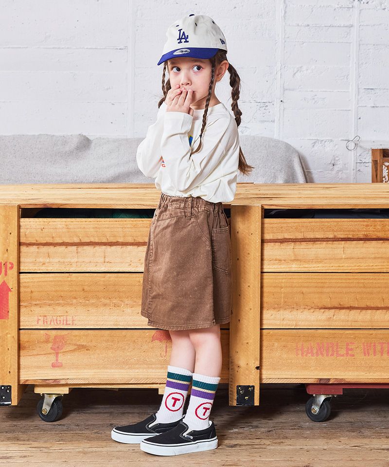 クロスディテールミニスカート ｜ ボトムス ｜ 子供服のセレクト
