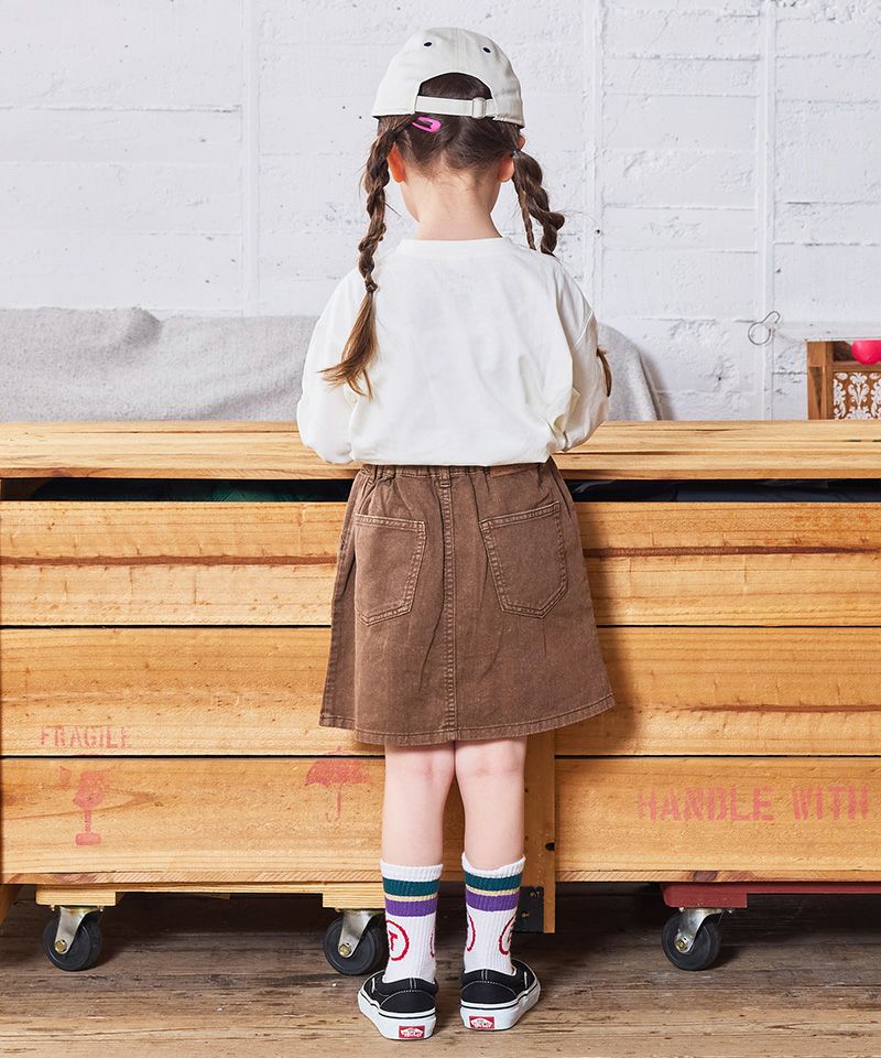 クロスディテールミニスカート ｜ ボトムス ｜ 子供服のセレクト
