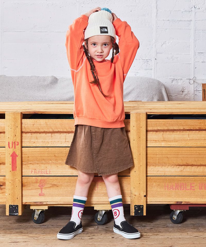 クロスディテールミニスカート ｜ ボトムス ｜ 子供服のセレクト