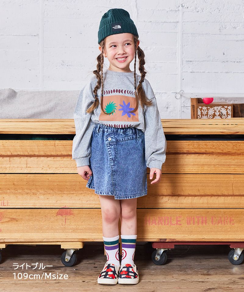 クロスディテールミニスカート ｜ ボトムス ｜ 子供服のセレクト