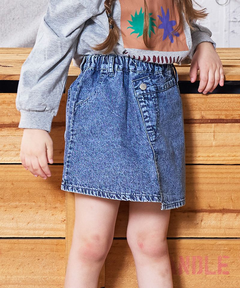 クロスディテールミニスカート ｜ ボトムス ｜ 子供服のセレクト
