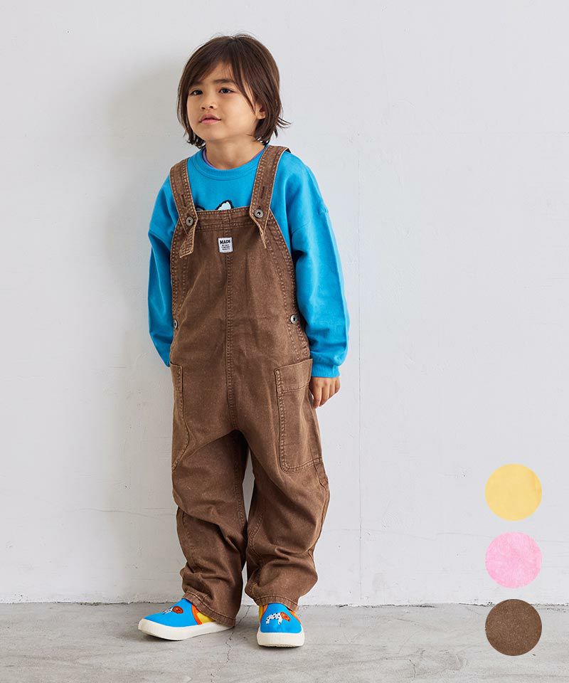 Puppy Angelオーバーオール女の子用Lサイズ ブルー ツイルオーバーオール ｜ ボトムス ｜ 子供服のセレクトショップ