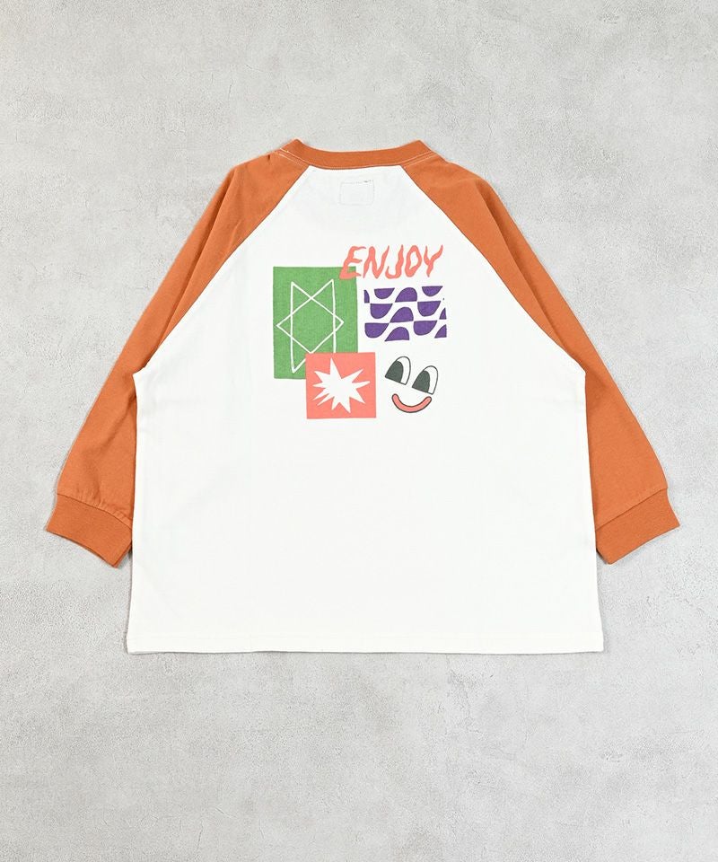 ゼンゴプリントラグランロンティー ｜ トップス ｜ 子供服のセレクト