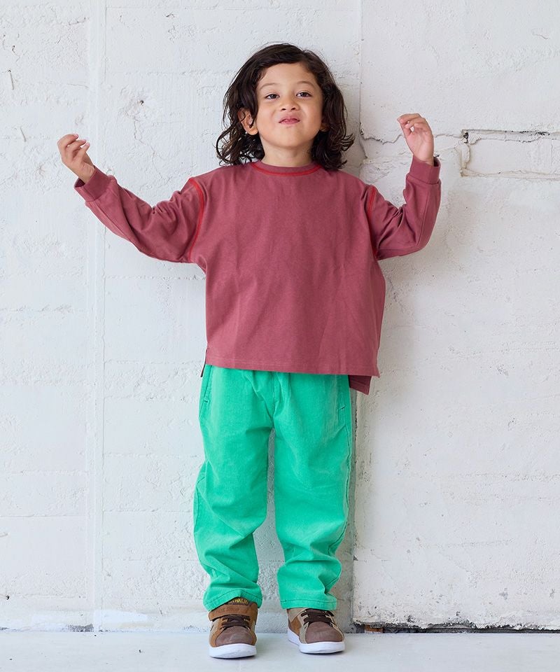 袖リブ無地ロンT ｜ トップス ｜ 子供服のセレクトショップ MARKEY'S