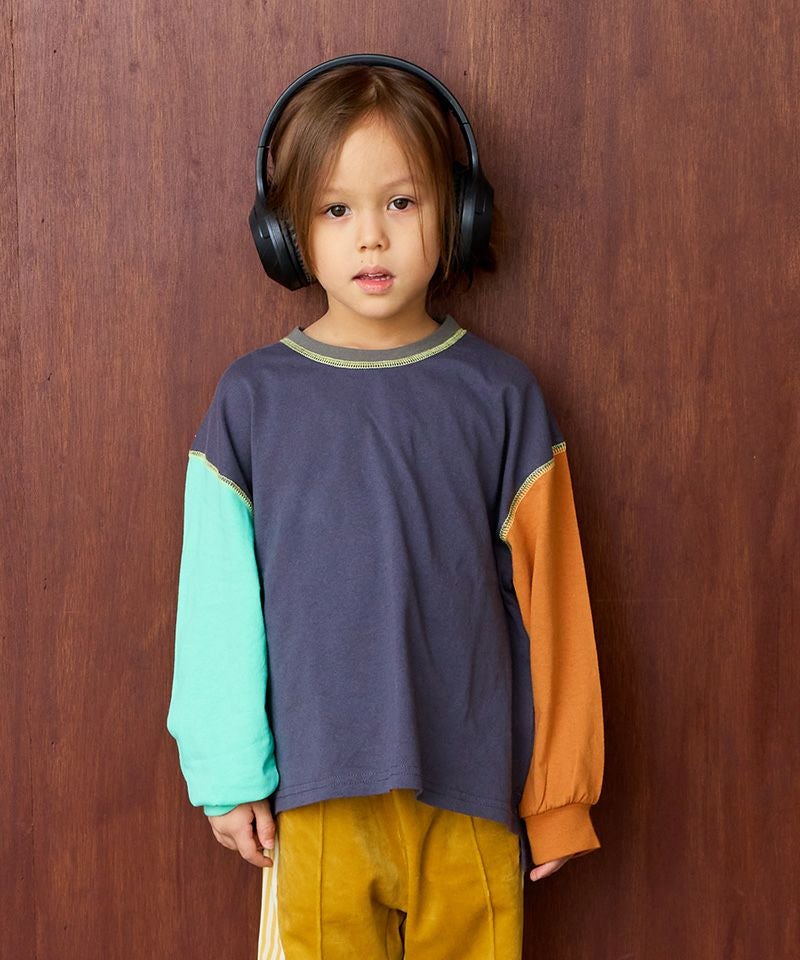 袖リブ無地ロンT ｜ トップス ｜ 子供服のセレクトショップ MARKEY'S