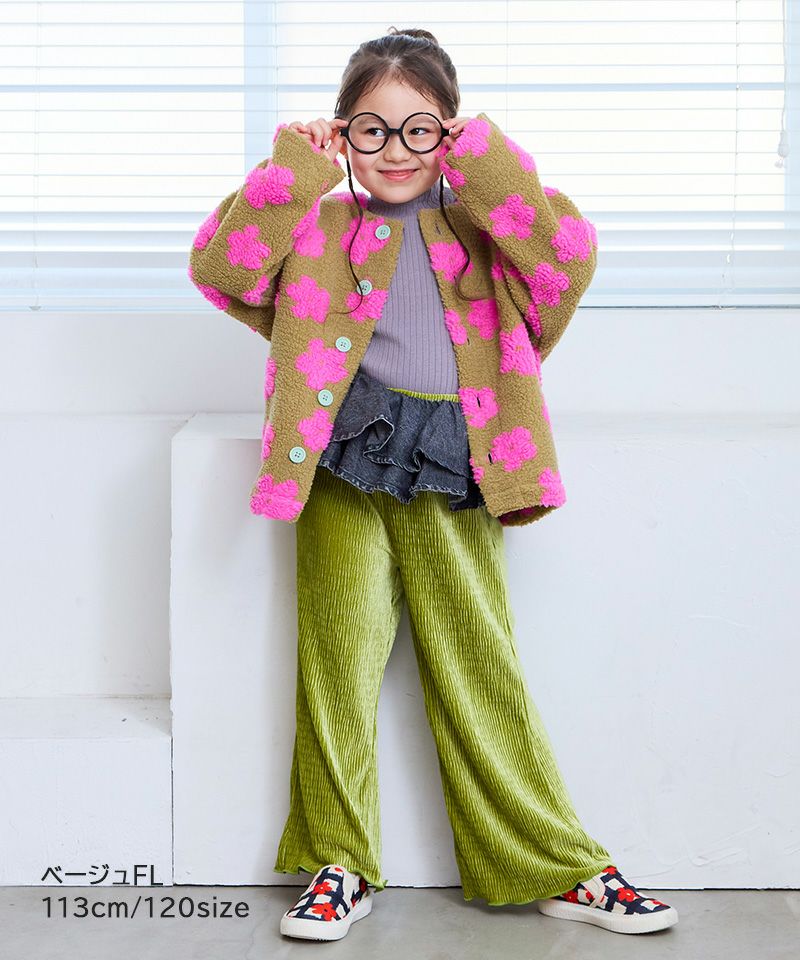 ジャガードボアジャケット ｜ アウター・ジャケット ｜ 子供服の