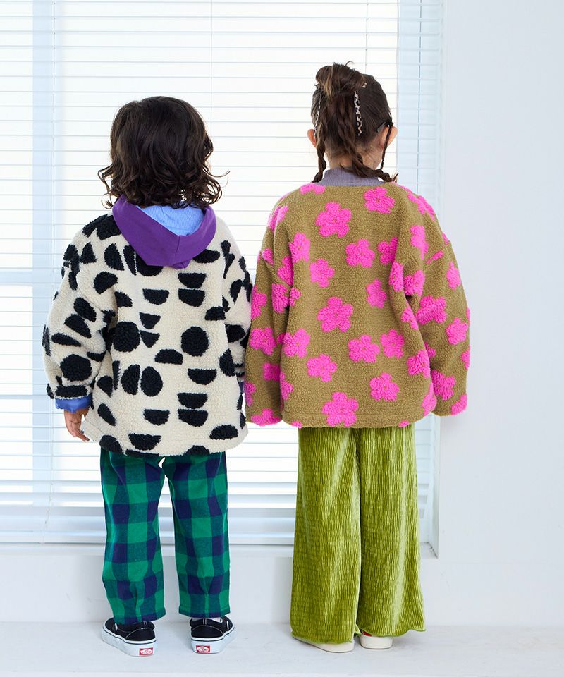 ジャガードボアジャケット ｜ アウター・ジャケット ｜ 子供服の