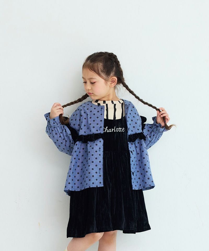 ベロアフレアーチュニック ｜ ワンピース ｜ 子供服のセレクトショップ